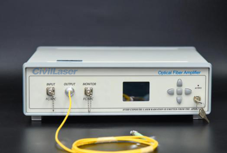 L-Band EDFA 35dBm 3W High Power 편광 유지 증폭기 벤치탑 EYDFA-L-HP-BA-35-PM 